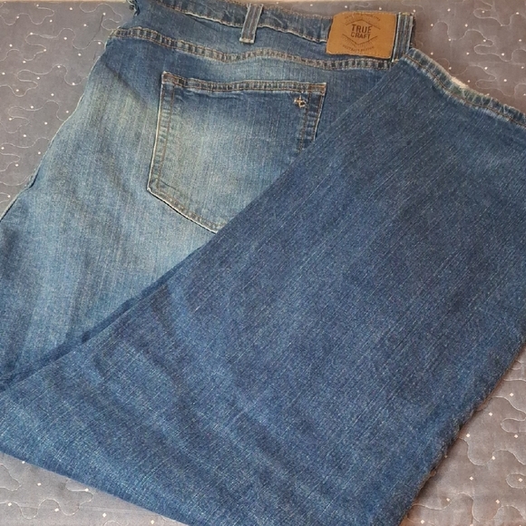 True Craft Men's Relaxed Blue Jeans size 52 x 32 - Picture 1 of 6